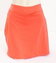 Puma Hot Coral Solid Knit Skort Skirt with Shorts Moisture Wicking Women... - $44.99