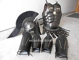 Nauticalmart 300 Spartan Muscle Armor & 300 Helmet With Leather Leg or Arm Guard