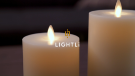 Lightli Tealight Set of 2 Battery Touch On Off 100+ Hours 2" High Timer Remote image 2