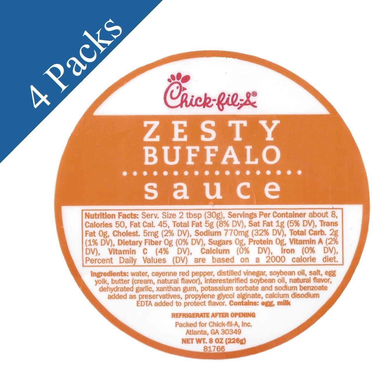 chick fil a zesty buffalo sauce bottle