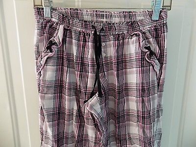 Secret Pink/Black Plaid Print 