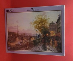 Thomas Kinkade Paris City Of Love 1000 Piece Puzzle New - $93.49