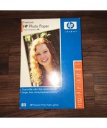 HP Premium Photo Paper 4 x 6 Inkjet Glossy 100 Sheets 64 Pound 10 Mil Se... - $12.11