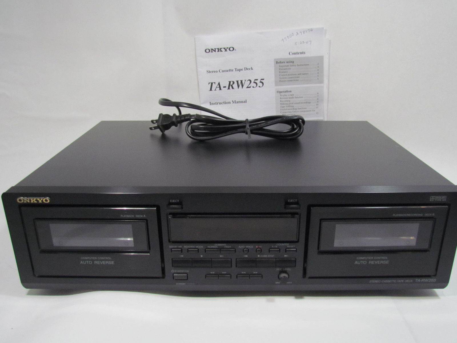 Kit 8 für Onkyo TA-2066 Tape Deck Cassette Deck 