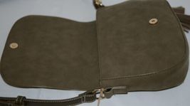 Amanda Blu Company Tassel Saddle Bag Purse 85137 Sage Color image 4