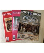 MINIATURE COLLECTOR Magazines 3 Issues~Summer 1988, Fall 1988, and Winte... - $15.83