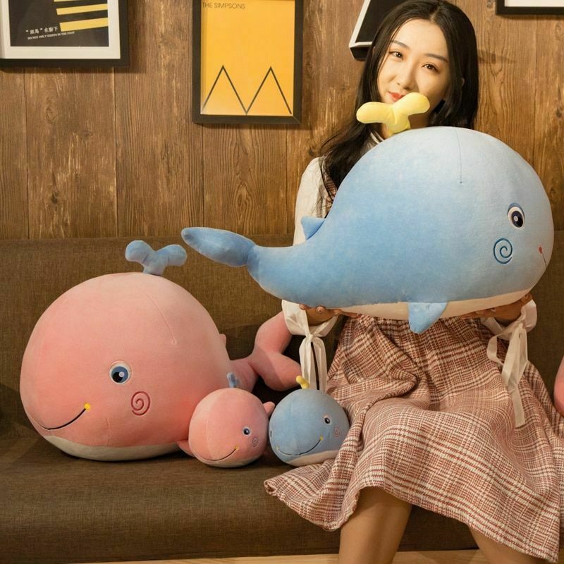 Whale Plush Stuffed Plushie Sea Animals Dolls Water Huggable Children