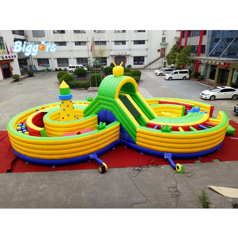 Factory Direct Supply Large Size Inflatable Climbing Obstacle Course ...