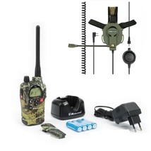 Pack Airsoft Midland G9 Camo Colour PMR/LPD 5W + Bow Tactical Headset Paintball - $152.72