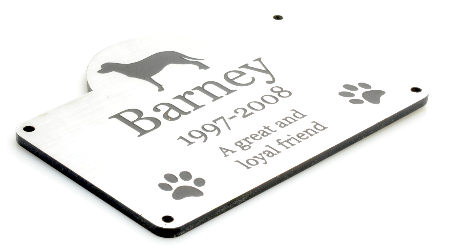 Personalised Pet Dog Memorial Plaque S Outdoor Garden Waterproof