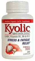 Kyolic Aged Garlic Extract Formula 101, Stress and Fatigue Relief, 200 c... - $25.87