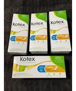 Kotex NATURAL BALANCE LIGHTDAYS Regular Unscented Pantiliners (4) Packag... - $17.99
