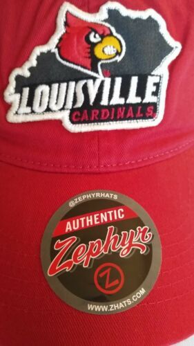 Zephyr Men's Louisville Cardinals Cardinal Red ZH Fitted Hat