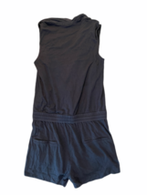 Helmut Lang Women Gray Sleeveless Summer Romper Shorts Size Small image 5