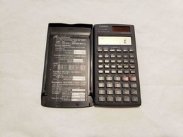 Casio FX-300W Scientific Calculator Black Solar Powered Original Case - $5.84