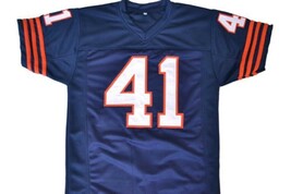 Brian Piccolo #41 Brian's Song Movie Men Football Jersey Navy Blue Any Size image 2