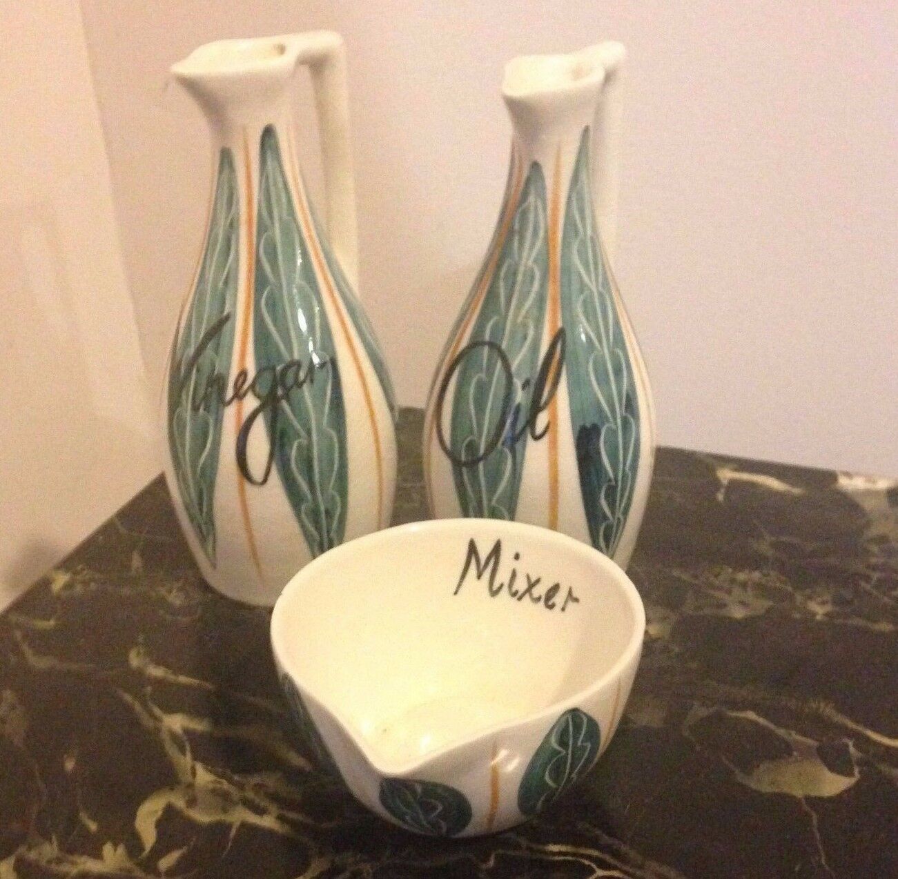 Super Funky Mcm Pottery Oil Vinegar Cruet And 50 Similar Items