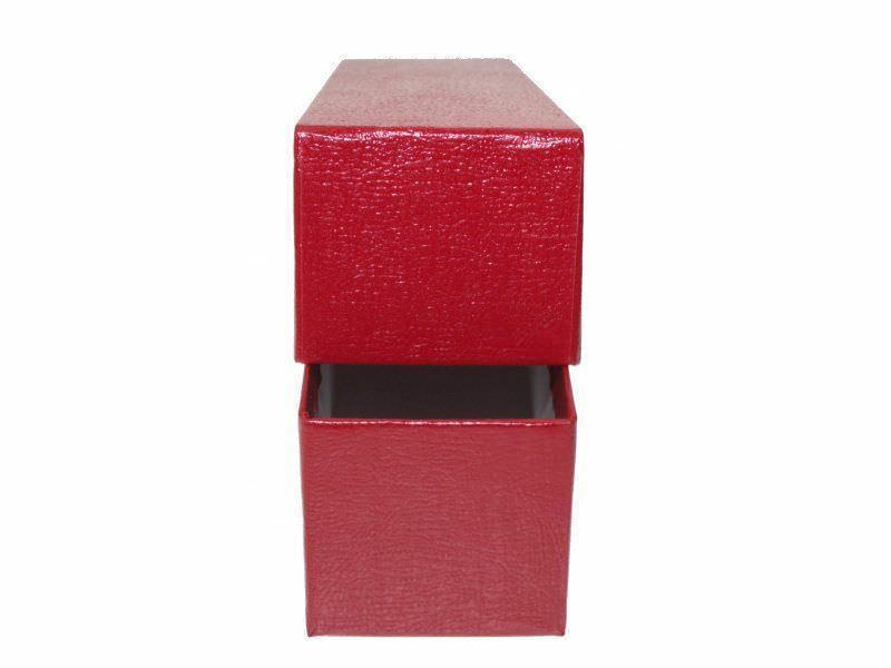 9x2x2 Red Storage Box for 2x2 Coin Holders with 1000 Flips, Single Row