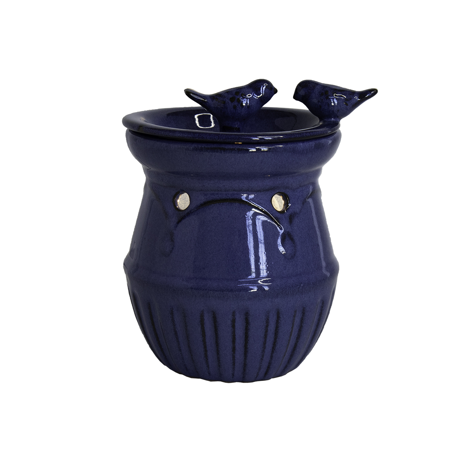 Scentsationals Decorative Scented Blue Birds Full Size Ceramic Wax Warmer - Blue - Home Fragrances