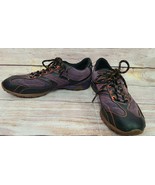 Geox Respira Women&#39;s Sneakers Shoes Size US9 Leather Black Purple Orange... - $38.79