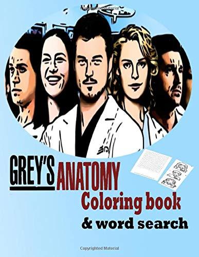 Grey's Anatomy Coloring Book & word search: Activity Puzzle Book TV ...