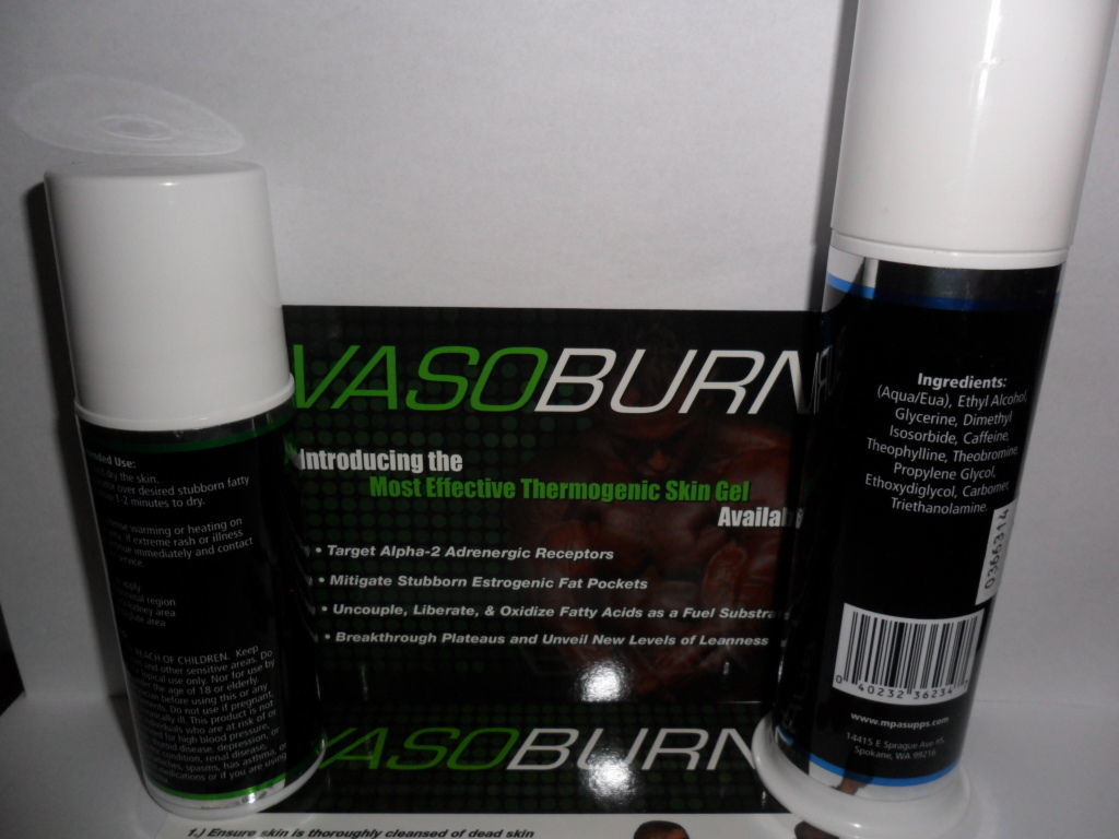 MPA VASOBURN Thermogenic Topical Skin Gel Fat Burner One ...