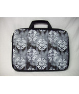 Black Grey White Skull Pattern Laptop Computer Case - Great Condition! - $19.99