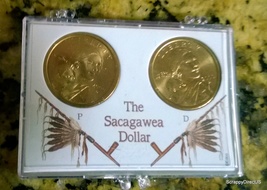 2000 Mint P &amp; D Sacagawea Dollar in Plastic case - $19.99