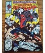 000 The Amazing Spider-Man The Assassin Nation Plot #322 1989 Marvel Com... - $21.77