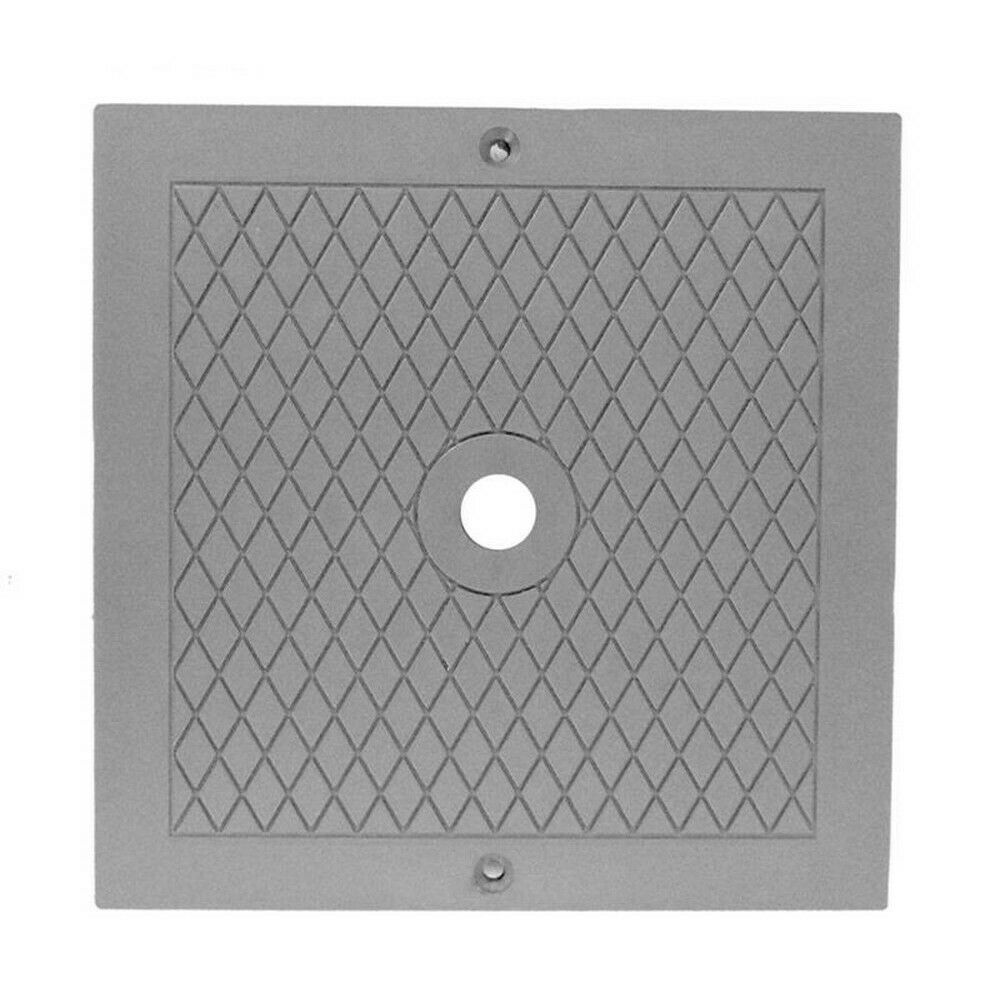 Custom 25538001000 10.06" Square Skimmer Cover Gray Pool Skimmer