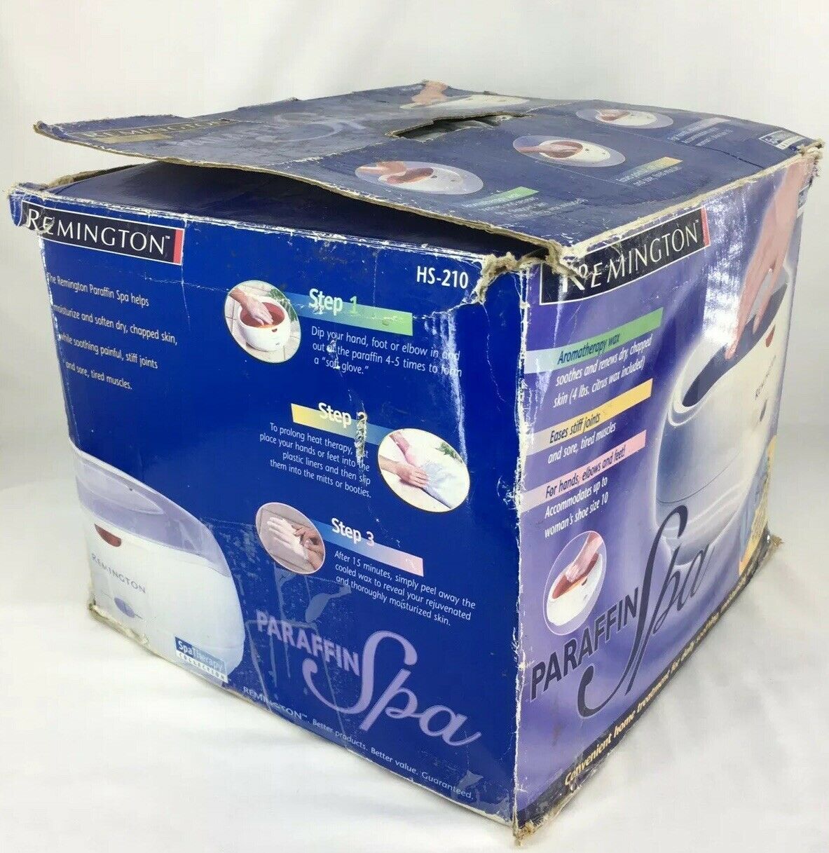 Remington Paraffin Spa Therapy HS210 w/Bonus Pack Wax/Heated