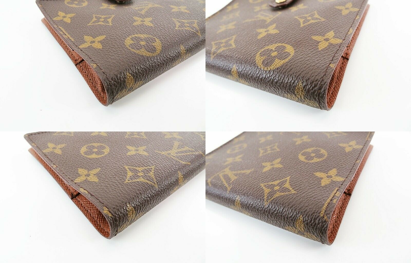 Authentic LOUIS VUITTON Monogram 6 Ring Agenda Address Book Cover #729A - Organizers, Planners