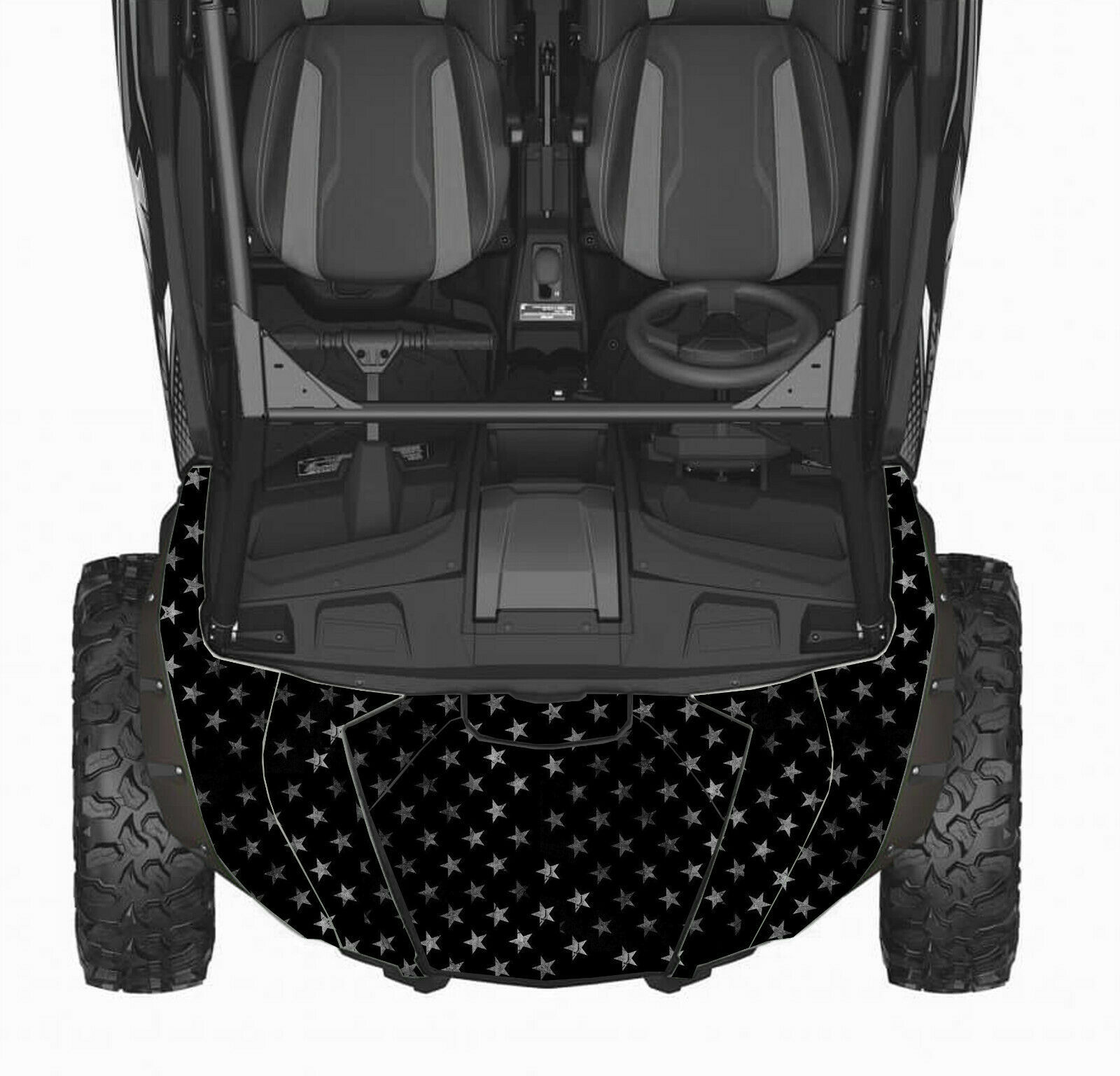 2019+ Kawasaki Teryx KRX 1000 Design Blue Line Decal Graphic Kit Wraps