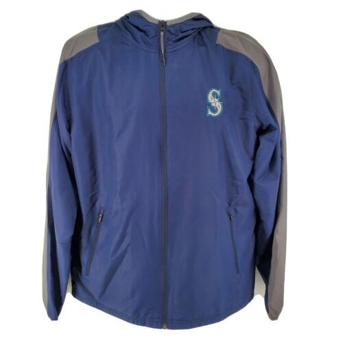 Primary image for Under Armour Seattle Mariners Baseball MLB Jacket Size M Full Zip Blue