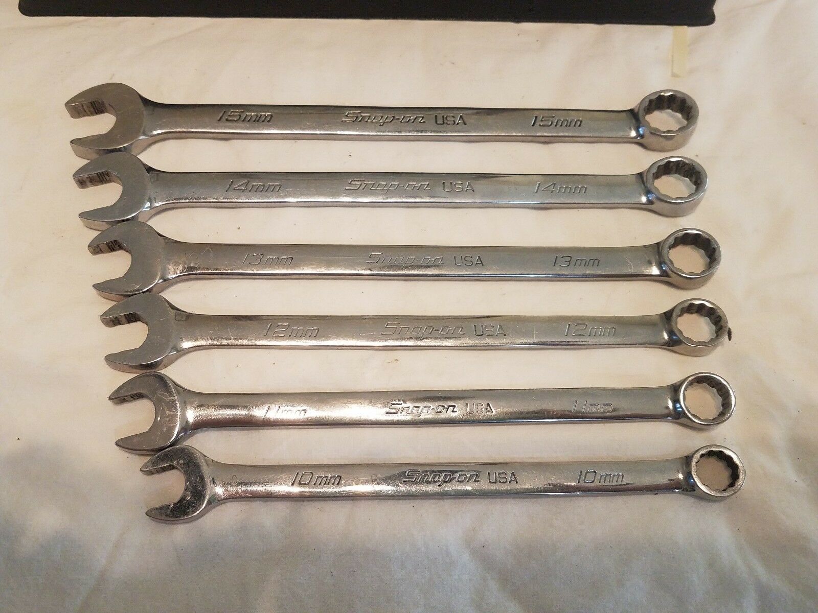 SnapOn 6 Pc Metric Flank Drive® Plus Standard Combination Wrench Set