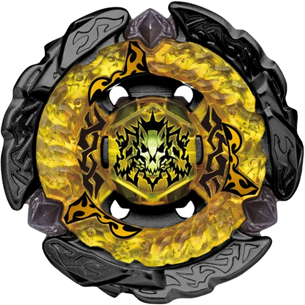 1 set Limited Edition BLACK Hell / Hades Kerbecs Metal Masters Beyblade ...