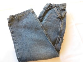Cherokee Jeans Bambino Pantaloni Blu Denim Carpentiere Jeans Taglia 10 Guc Usato - $13.11