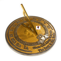 Medieval Epic Brass Grow Old Along with Me Sundial Gift Idea is A Great Present