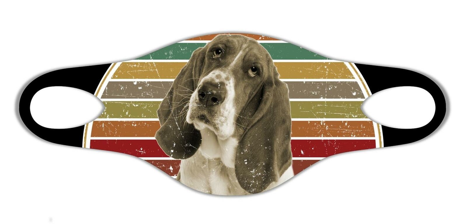 Basset Hound dog lovers Soft face protect mask easily washed respire airy gift