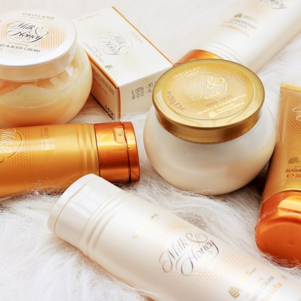 Milk & Honey Gold Softening Creamy Soap Bar 75 g luxury Oriflame cleanse product Bar Soaps