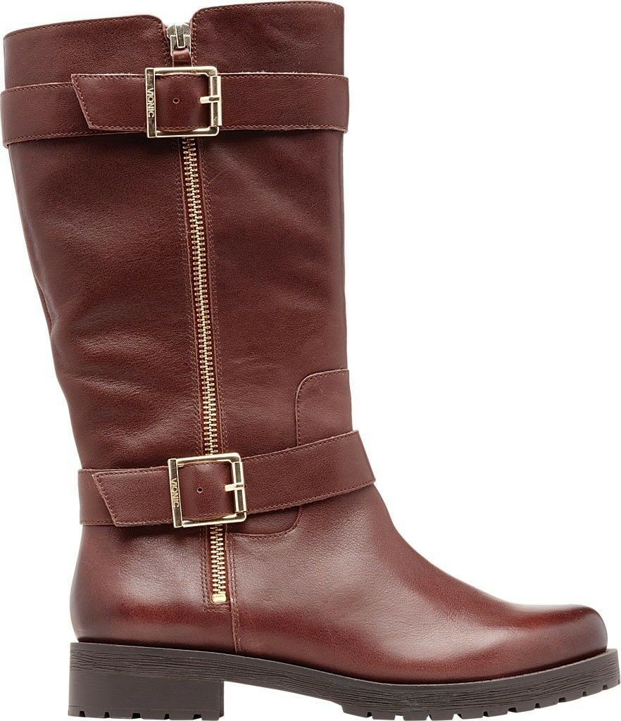 Vionic Marlow Winter Boot (Womenâs Shoes) - Chocolate Brown Leather - NEW - Boots