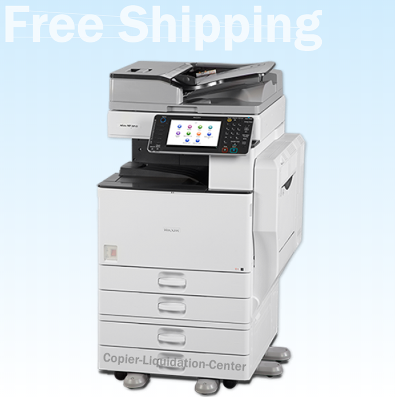 Ricoh MPC3002 MP C3002 color tabloid copier finisher i print speed 30 ppm gh - $1,771.11