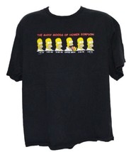 Vintage Homer Simpson T Shirt 2001 Size XL Many Moods Of Homer Matt Groening - $22.20