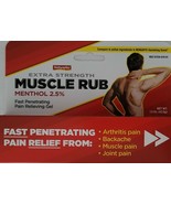 Muscle Rub Extra Strength Pain Relieving Gel Menthol 2.5% 1.5 oz Tube - $3.31