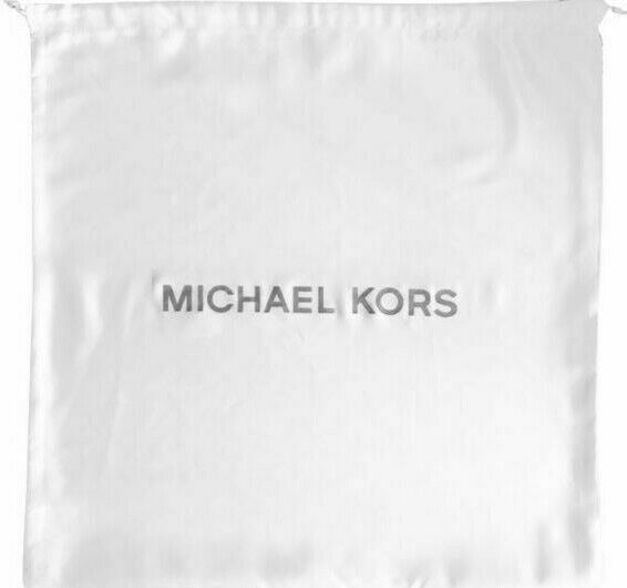 Michael Kors Large Drawstring Dust Bag Ivory / Silver 20x18 35S0PU0N7C NWT