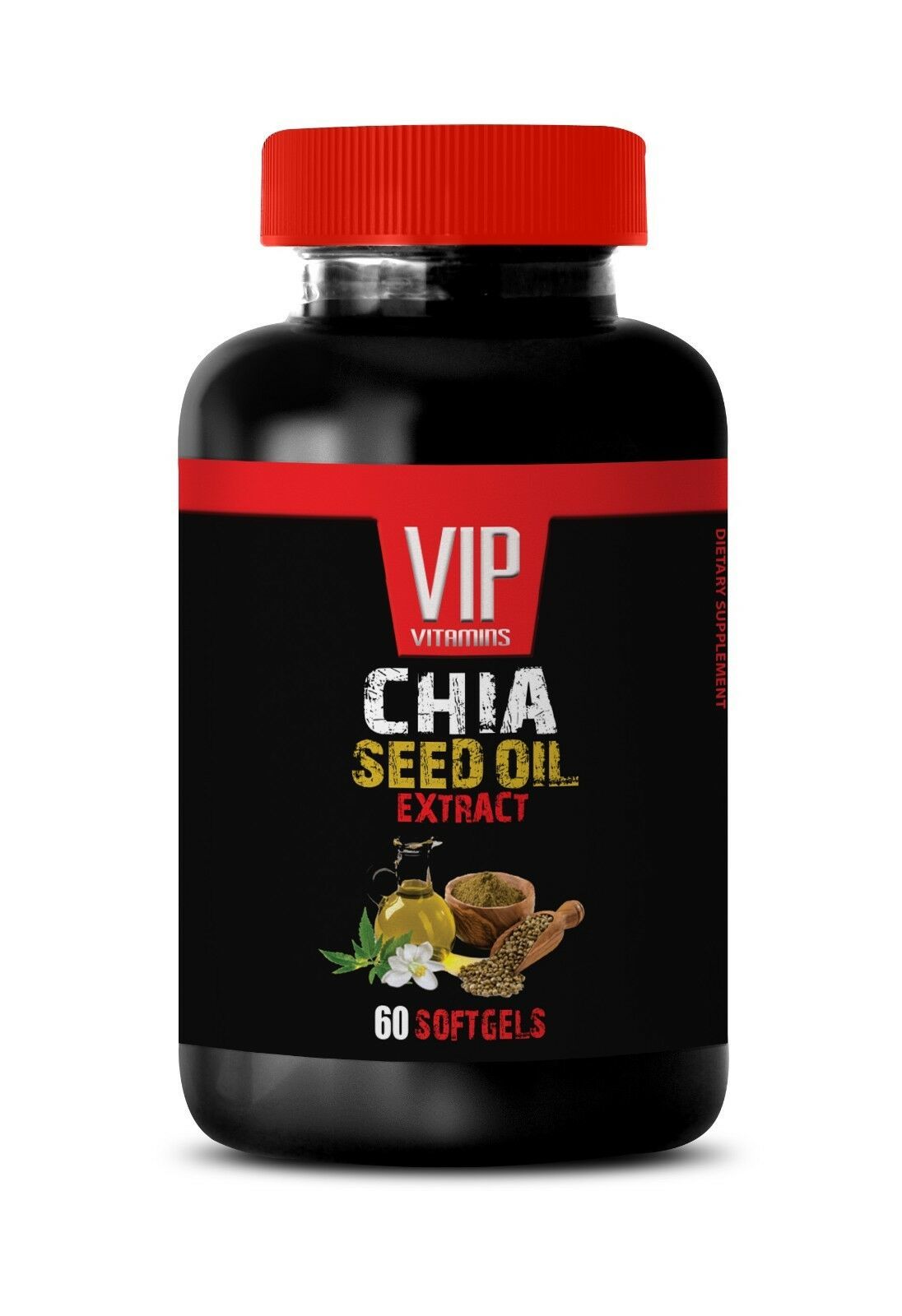 alpha linoleic acid CHIA SEED OIL 1000mg may improve metabolism 1