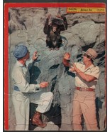 Jungle Jim - Johnny Weissmuller Photo Puzzle #1229-1956-Bilt-Rite-Rare-G - $59.60