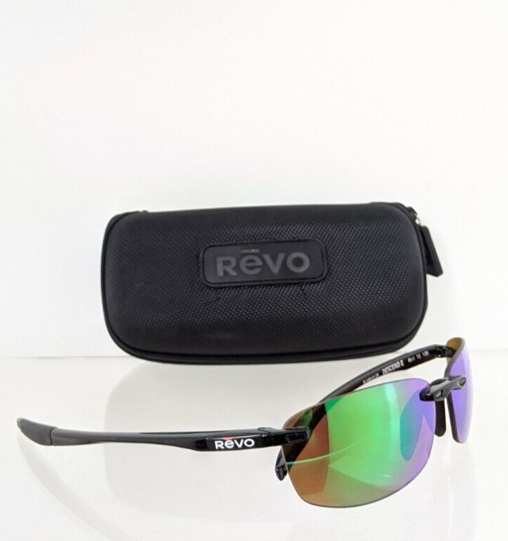 Brand New Authentic Revo Sunglasses Descend Re 4060 01 Black 64mm Frame Sunglasses 6712