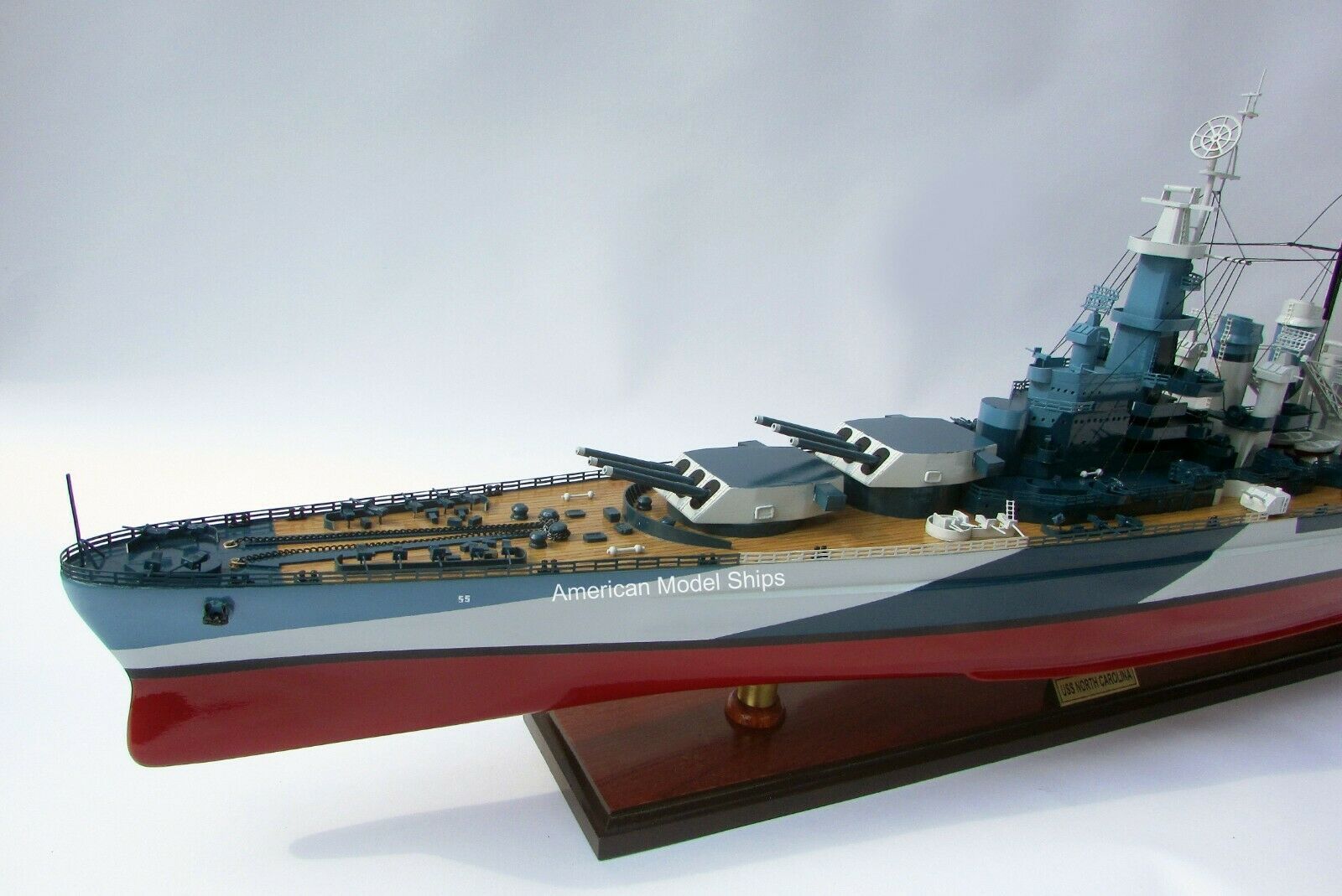 USS North Carolina Battleship Model