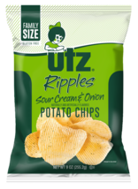 Utz Ripples Sour Cream & Onion Potato Chips, 7.75 oz. Family Size Bags - $30.64+